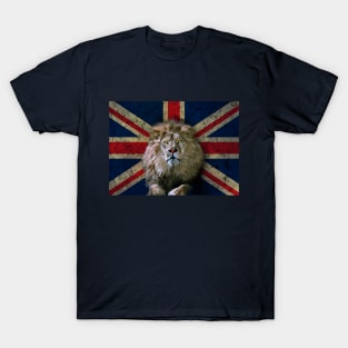 Union Jack With Barbary Lion T-Shirt